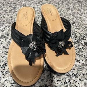 Lightly loved Coach sandals size 7.5
